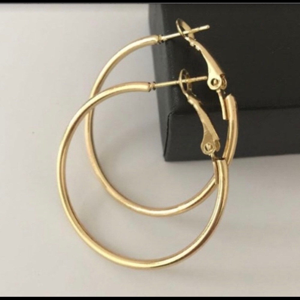 Classic Gold Hoop Earrings